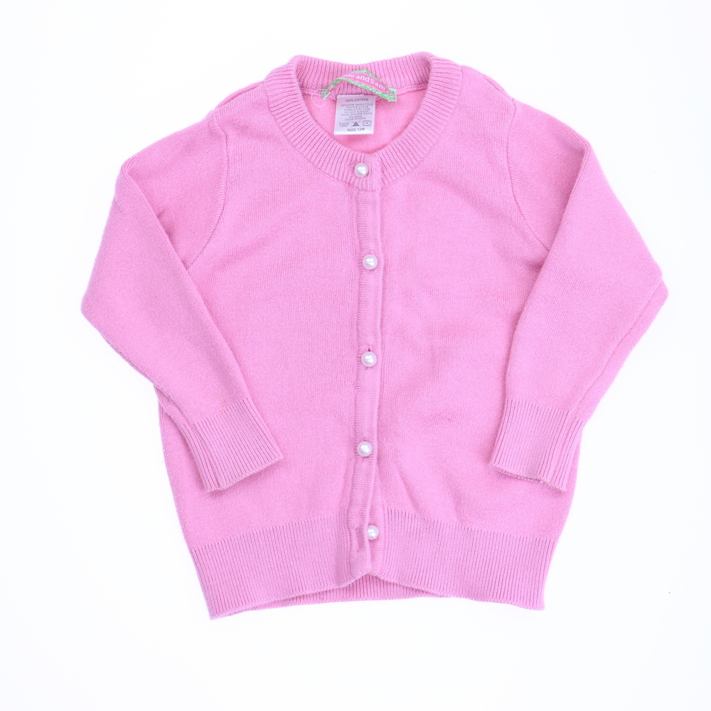 Sophie & Sam Girls Pink Cardigan size: 12 Months